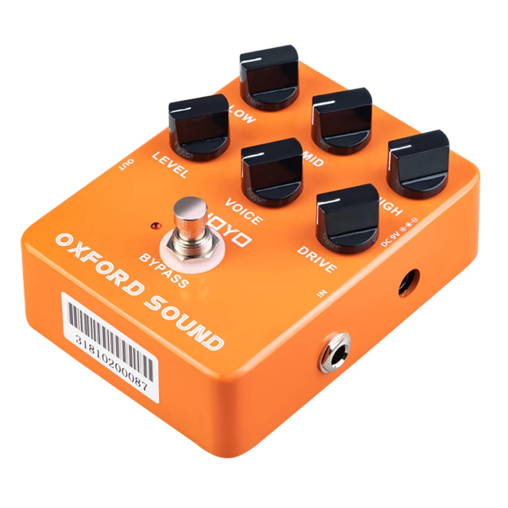JOYO JF-22 OXFORD SOUND Clean Distortion Pedal for Electric Guitar Pedal Classic British Rock of the 70' s Guitar Effect Pedal