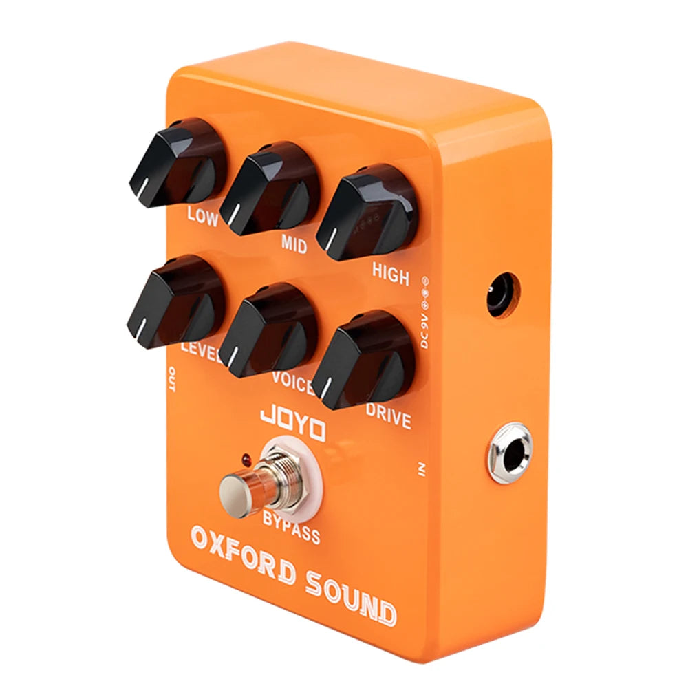 JOYO JF-22 OXFORD SOUND Clean Distortion Pedal for Electric Guitar Pedal Classic British Rock of the 70' s Guitar Effect Pedal
