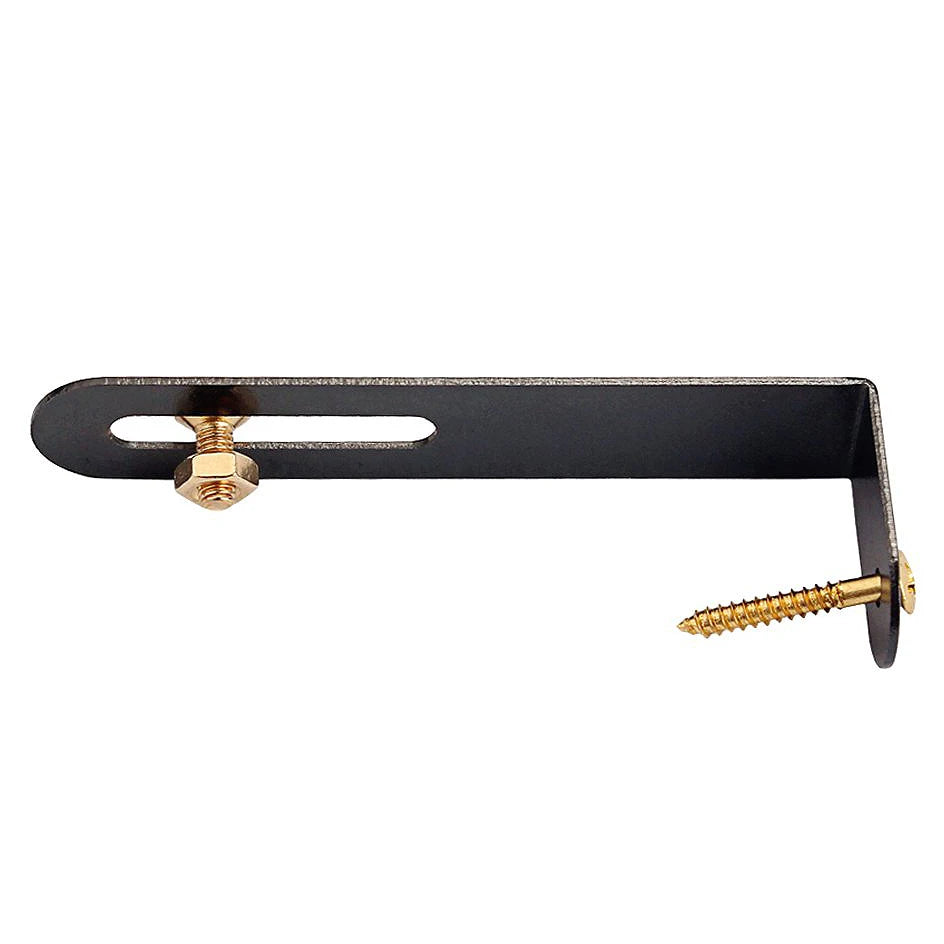 MiniGuitarBR Guitar Parts - Scratchplate Bracket with Nut Gold Screws for Gibson Epiphone Les Paul LP Guitar Pickguard