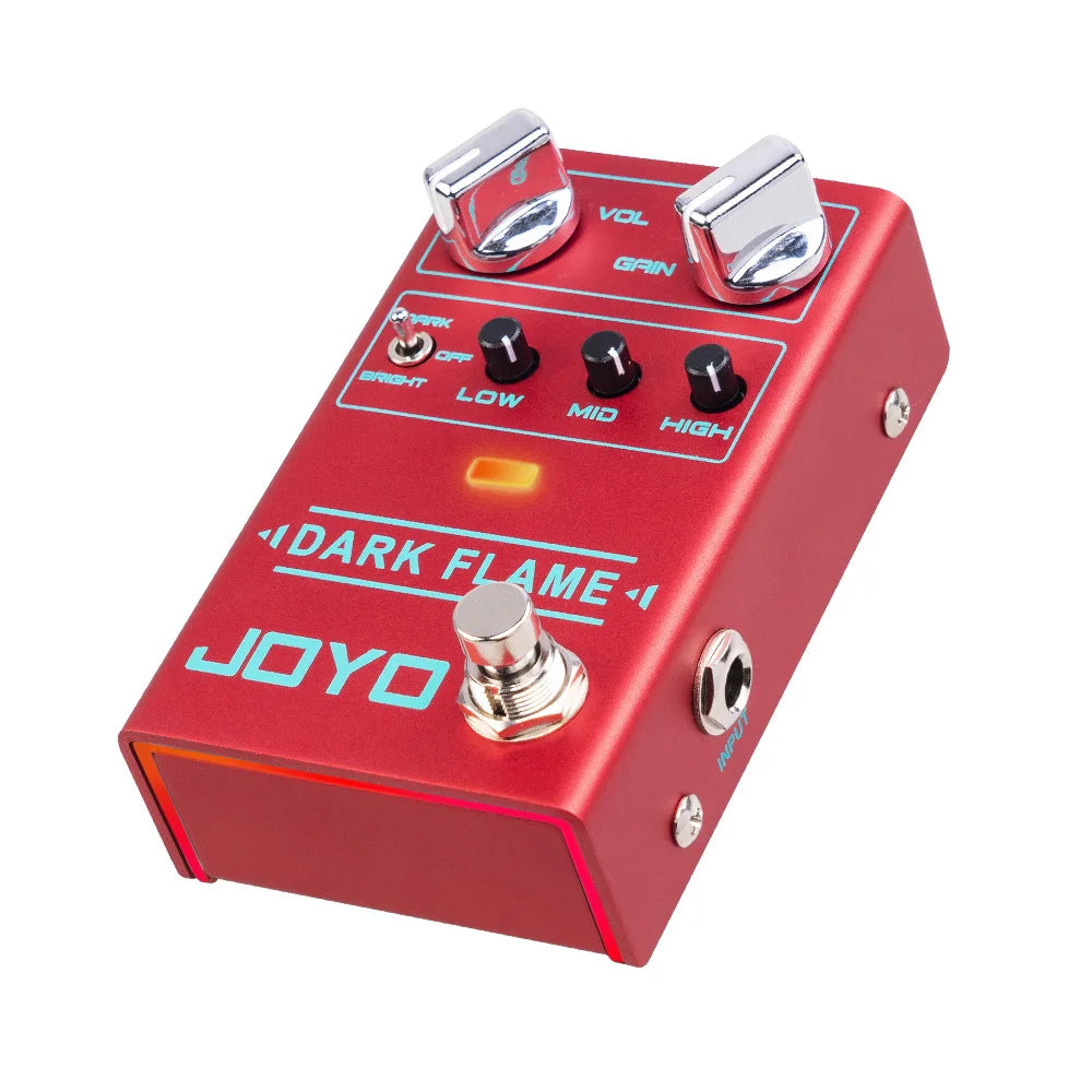 JOYO R-17 Dark Flame Modern Metal High Gain Distortion Pedal Multiple Tones 3 Band EQ for Guitar Riffs and Solos