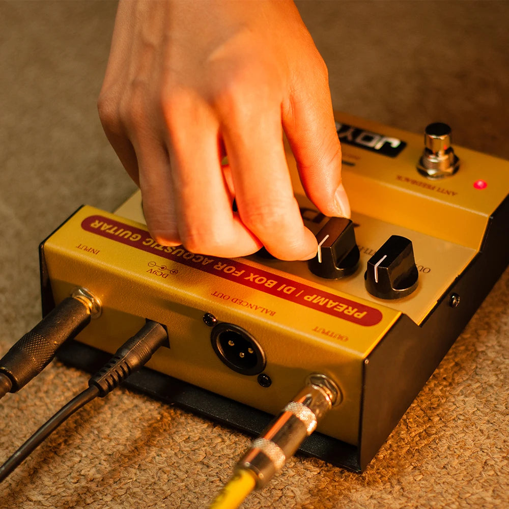 JOYO AD-2 Acoustic Guitar Effect Pedal Built-in Dual Band EQ High Sensitivity DI Box Effect Acoustic Guitar Pedal