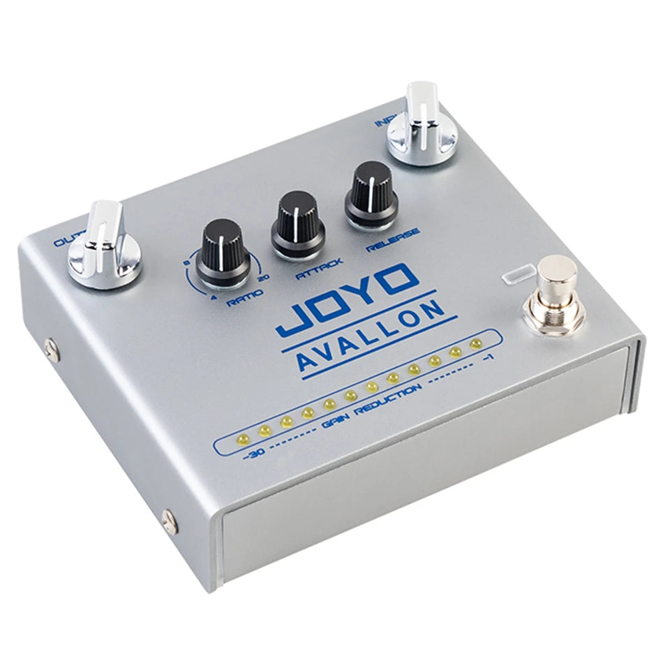 JOYO R-19 AVALLON Compression Pedal Compressor Guitar Effect with Gain Decay Indicator For Electric Guitar Bass True Bypass