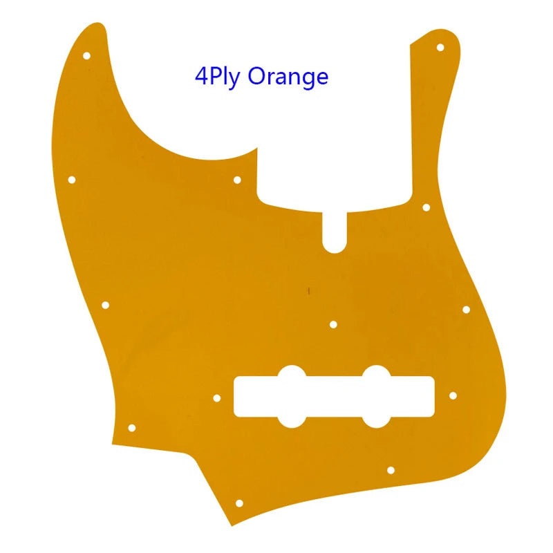 MiniGuitarBR Guitar Parts - Pickguard For LEFT HANDED 11 Hole Screws Z DAL 5 String Jazz Bass Guitar Pickguard Scratch Plate