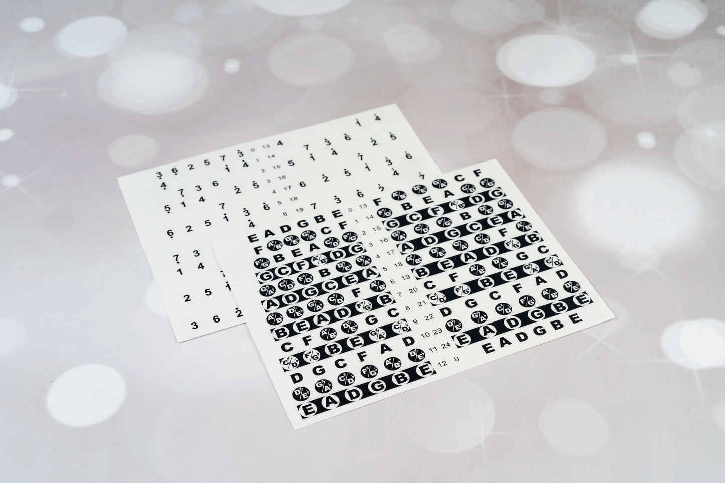 JOYO GFM-01 Guitar Fret Stickers Scale Fret Stickers Beginner Learning Label Stickers Guitar Accessories & Parts