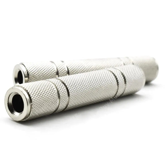 MiniGuitarBR Guitar Parts - Guitar Audio Cable Extender Connector 1/4" 6.35mm Jack 6.35 to 6.35mm Audio Cord Cable Adapter Coupler Converter
