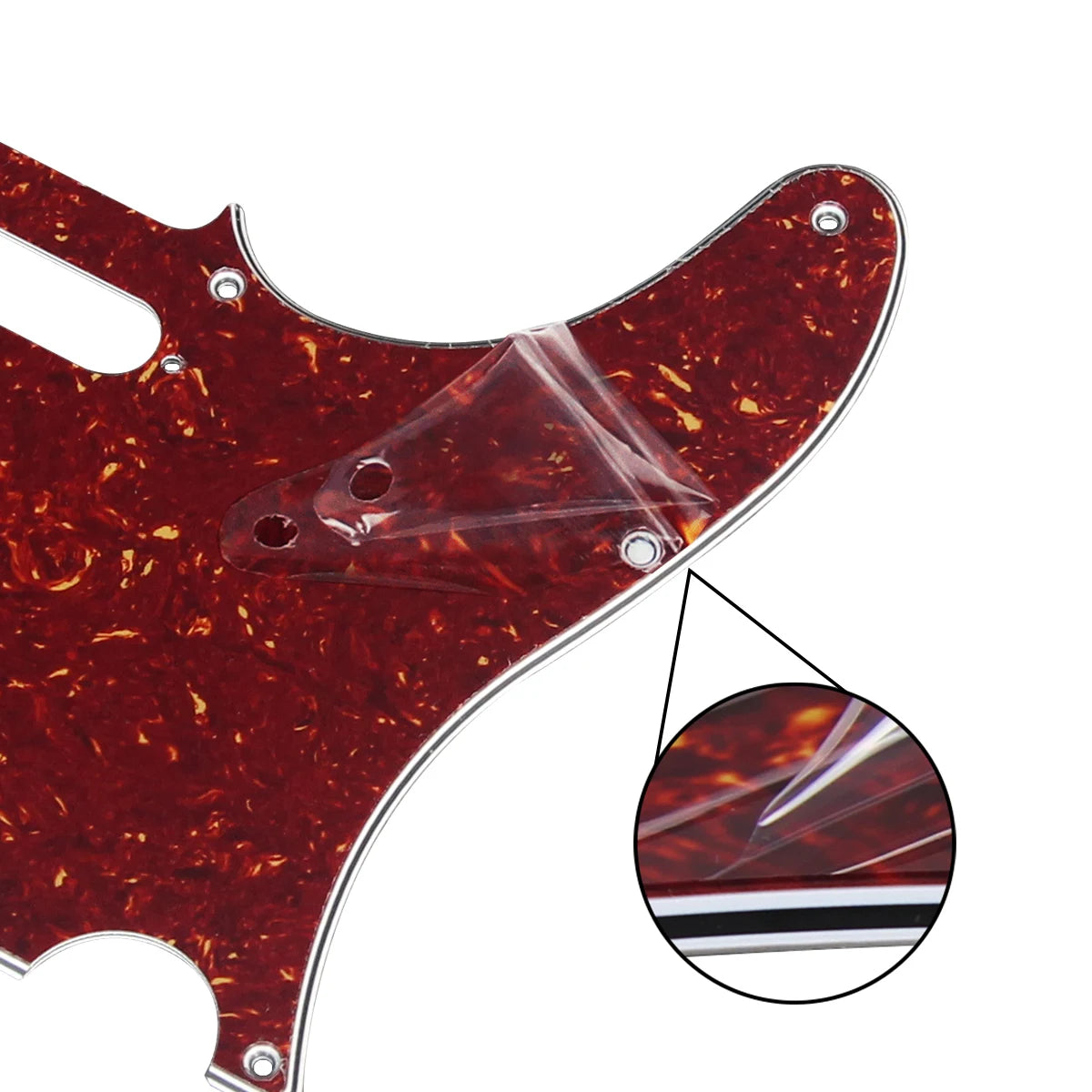 FLEOR 8 Holes Electric Guitar Pickguard TL Pick Guard Scratch Plate Fit American/Mexican Standard TL Style Guitar Parts