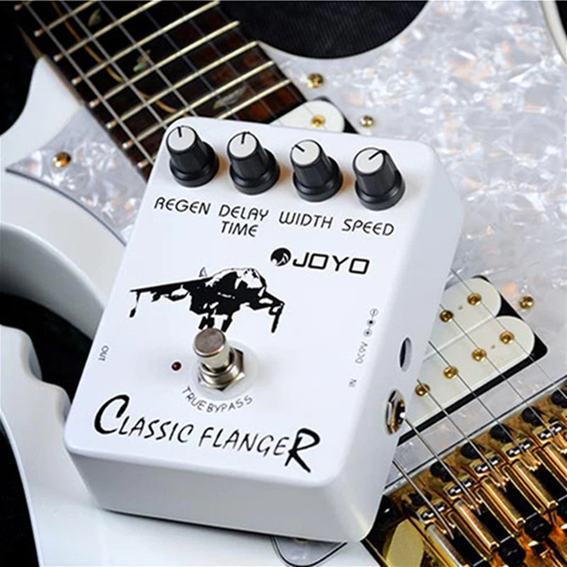 JOYO JF-07 Classic Flanger Guitar Effect Pedal Metallic Flanger True Bypass Electric Guitar Parts & Accessories
