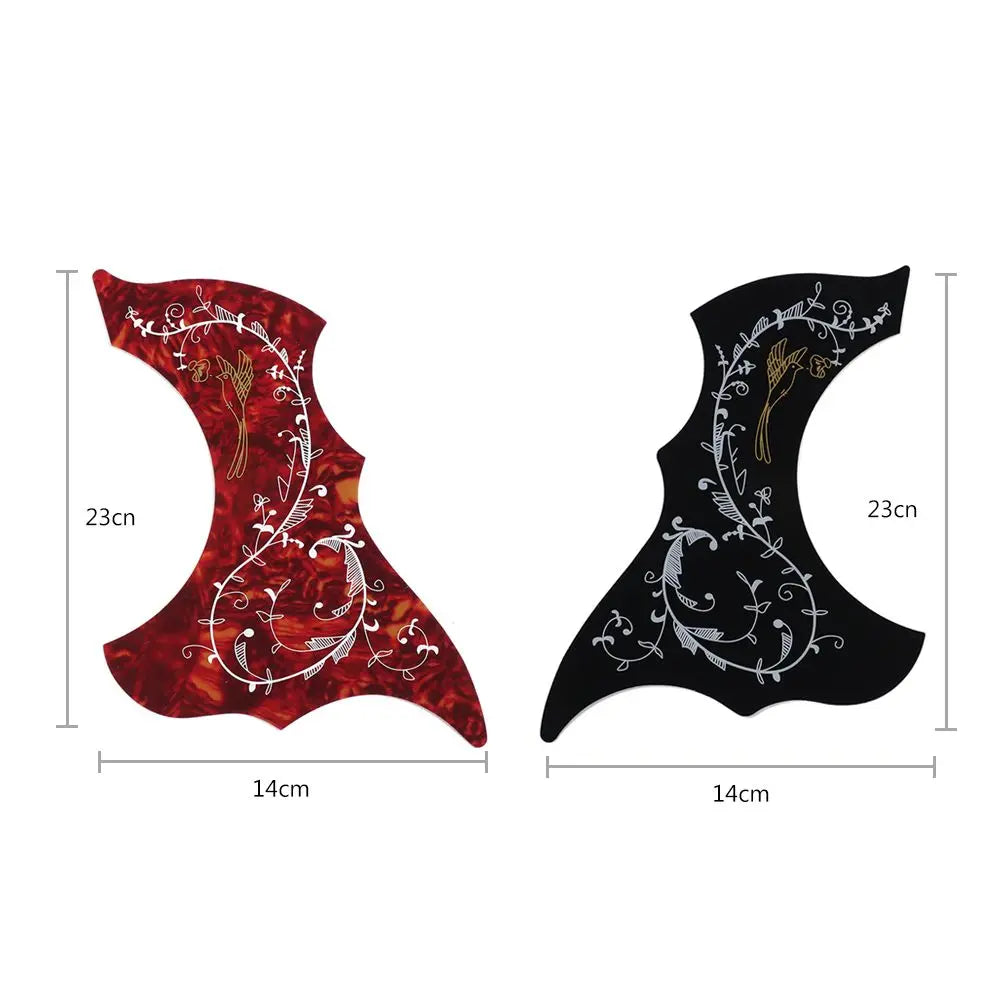 Self-adhesive Guitar Pickguard Comma Shape Scratch Plate Folk Acoustic Pick Guard Acoustic Guitar Top Quality Guitar Accessory