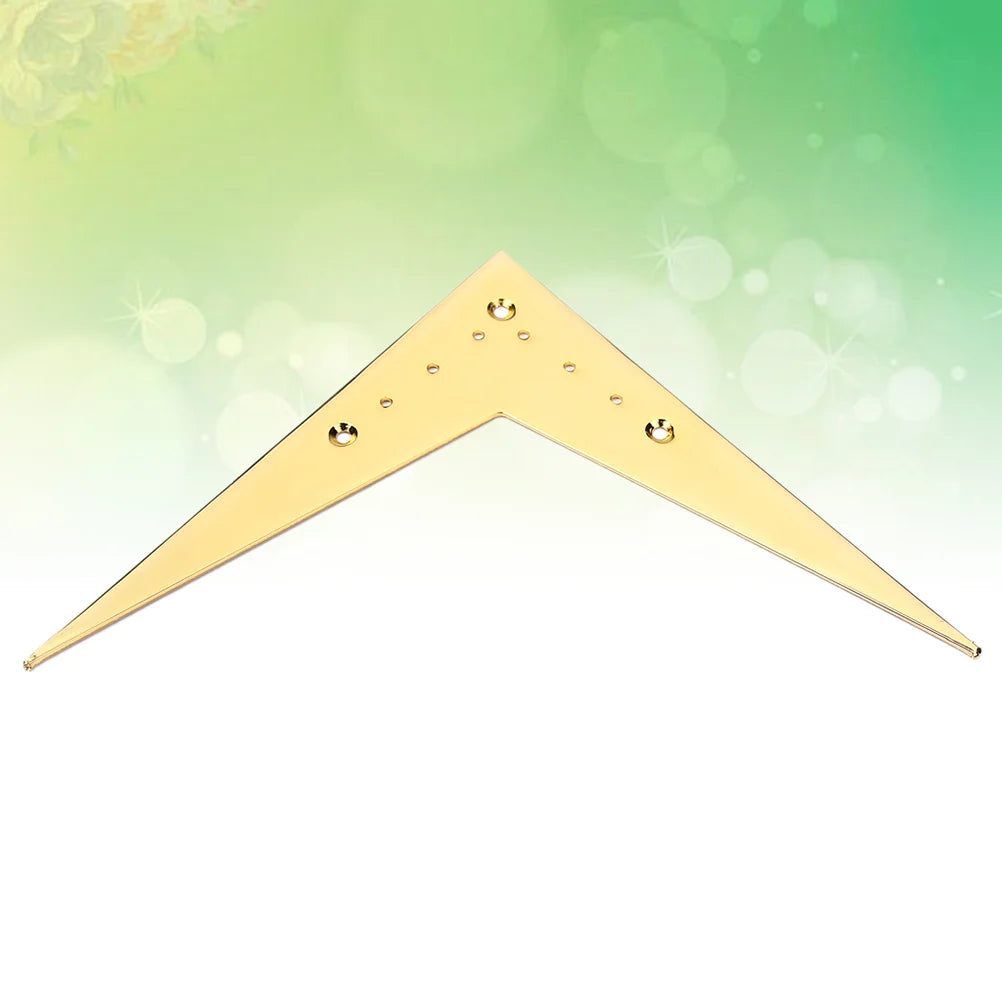 MiniGuitarBR Guitar Parts - 6-string Vee -Style Guitar Bridge Tailpiece Compatible For Flying V (Silver)
