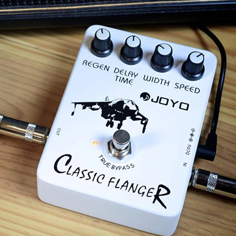 JOYO JF-07 Classic Flanger Guitar Effect Pedal Metallic Flanger True Bypass Electric Guitar Parts & Accessories