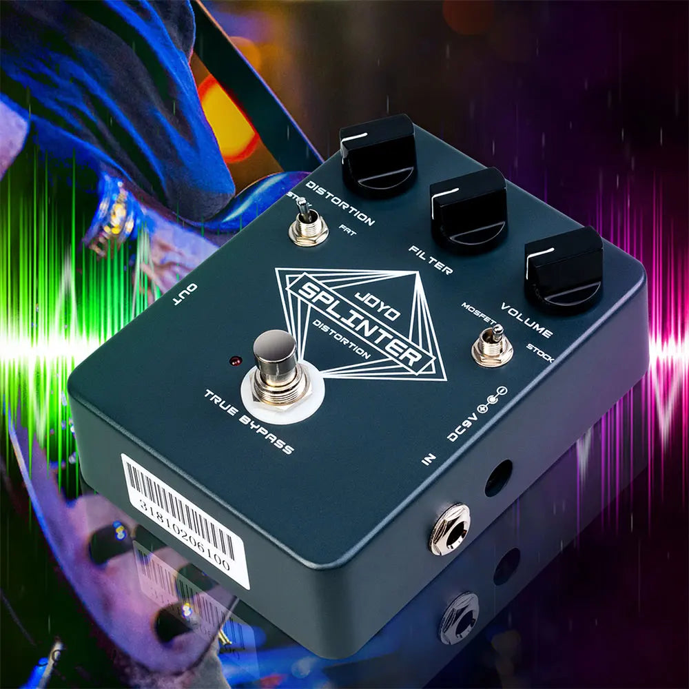 JOYO JF-21 SPLINTER Electric Guitar Pedal Effect Classic-Distortion Fuzz Distortion Stringed Instrument Accessories True Bypass