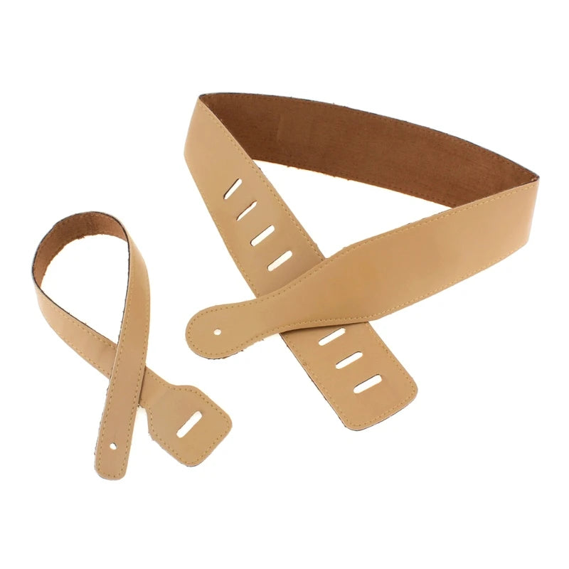 Durable Leather Guitar Strap with Adjustable Strap, for Electric Guitar, Bass