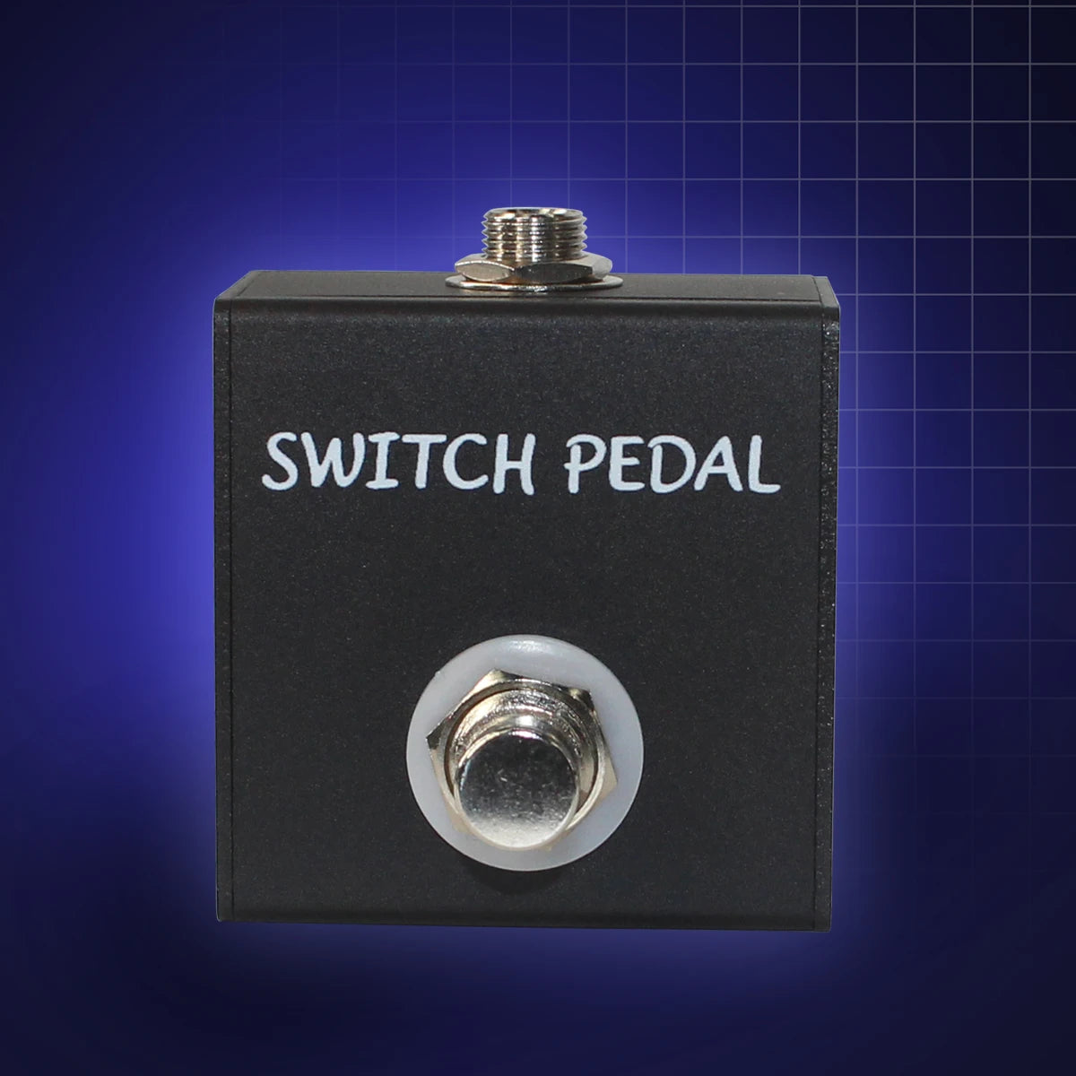 MiniGuitarBR GuitarParts - Tap Switch 1/4" Delay Guitar Effect Pedal Momentary Latch With TS Cable Metal Footswitch Effect Pedal Accessories