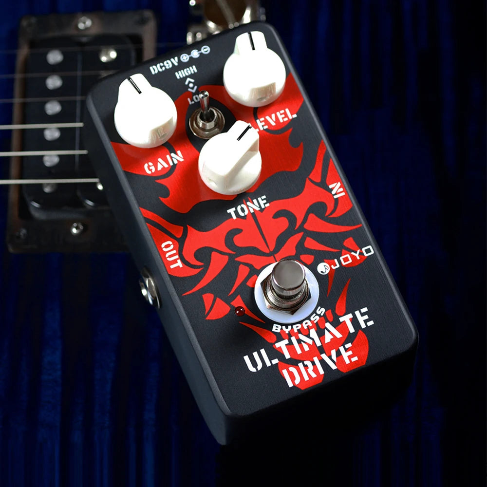 JOYO JF-02 Ultimate Drive Overdrive Guitar Effect Pedal Between Distortion and Overdrive Electric Guitar Pedal True Bypass