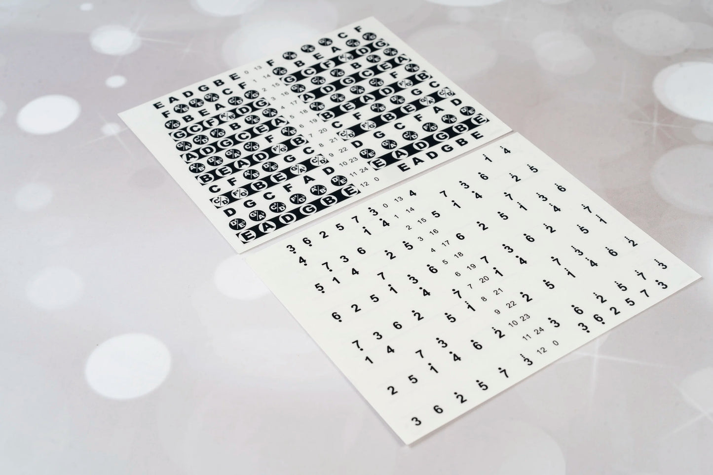 JOYO GFM-01 Guitar Fret Stickers Scale Fret Stickers Beginner Learning Label Stickers Guitar Accessories & Parts