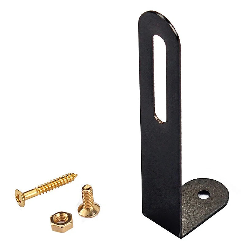 MiniGuitarBR Guitar Parts - Scratchplate Bracket with Nut Gold Screws for Gibson Epiphone Les Paul LP Guitar Pickguard