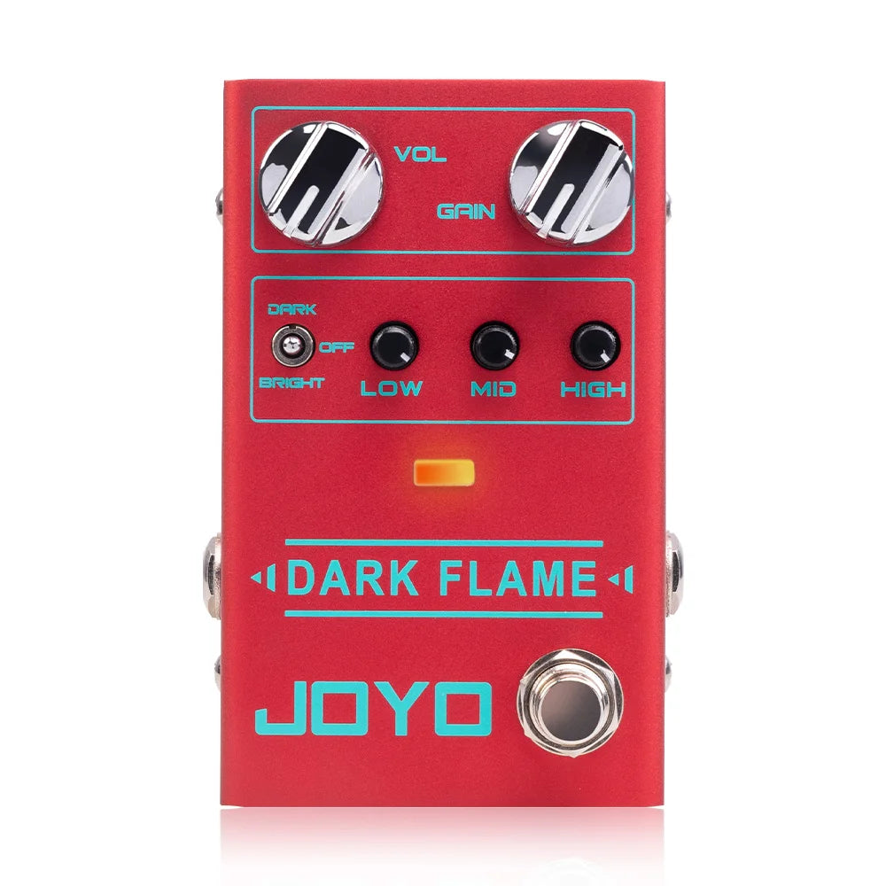 JOYO R-17 Dark Flame Modern Metal High Gain Distortion Pedal Multiple Tones 3 Band EQ for Guitar Riffs and Solos