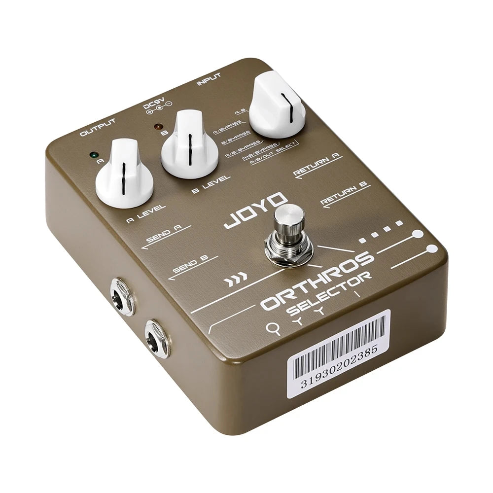 JOYO JF-24 Orthros Selector Guitar Effect Pedal 6 Looping Modes Independent Control Channel Guitar Pedal with A/B 2 Line Loops
