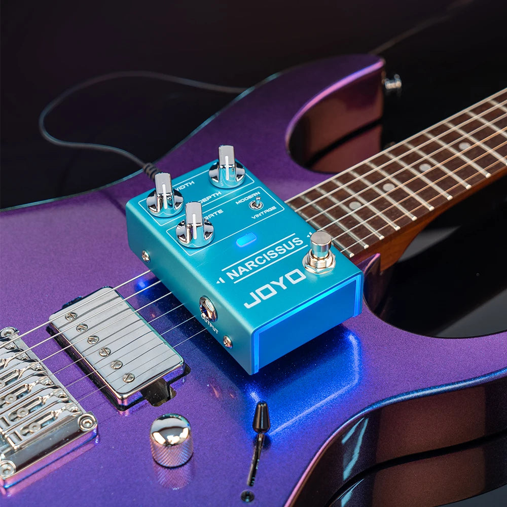 JOYO R-22 NARCISSUS Chorus Guitar Effect Pedal Semi-analog Circuit Multiple Chorus Effects Range True Bypass Guitar Accessories