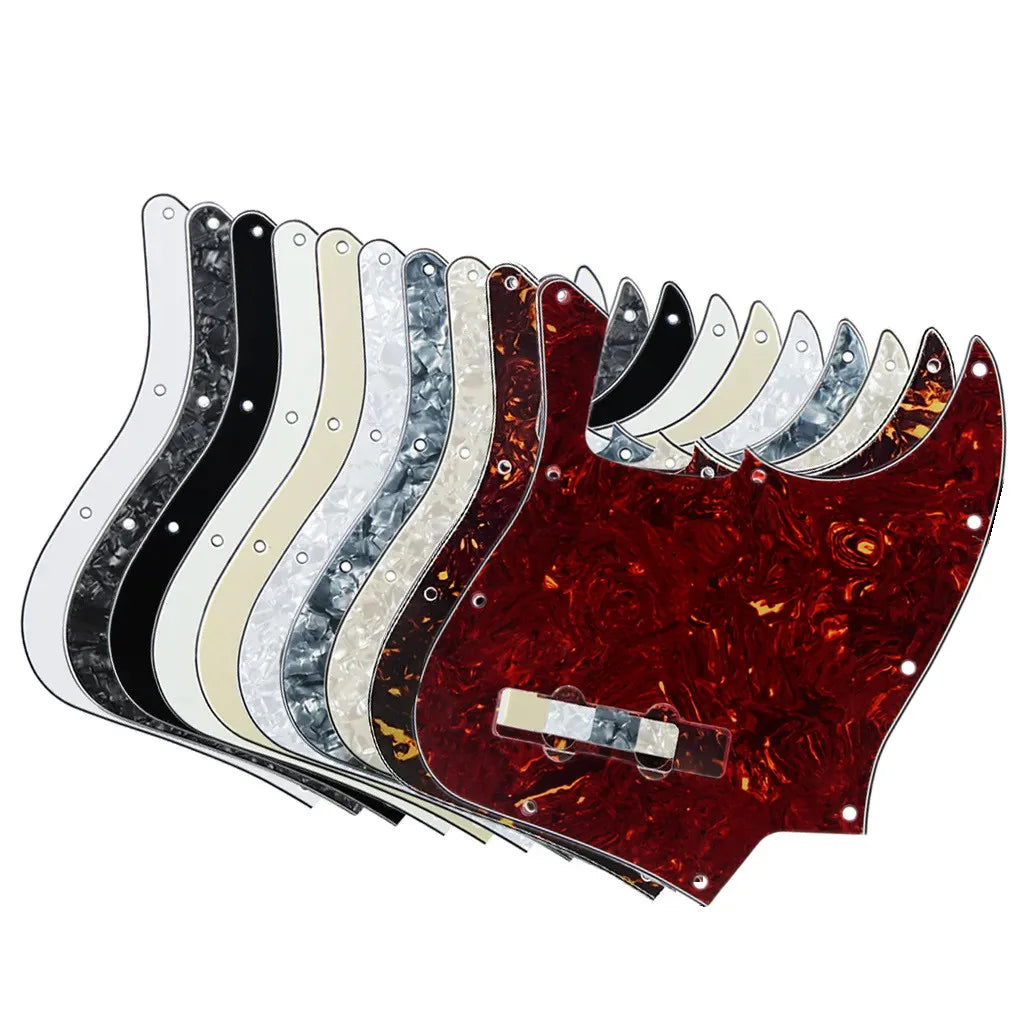 FLEOR JB Bass Guitar Pickguard Scratch Plate Pick Guard 4 String Bass Parts,7 Colors Available