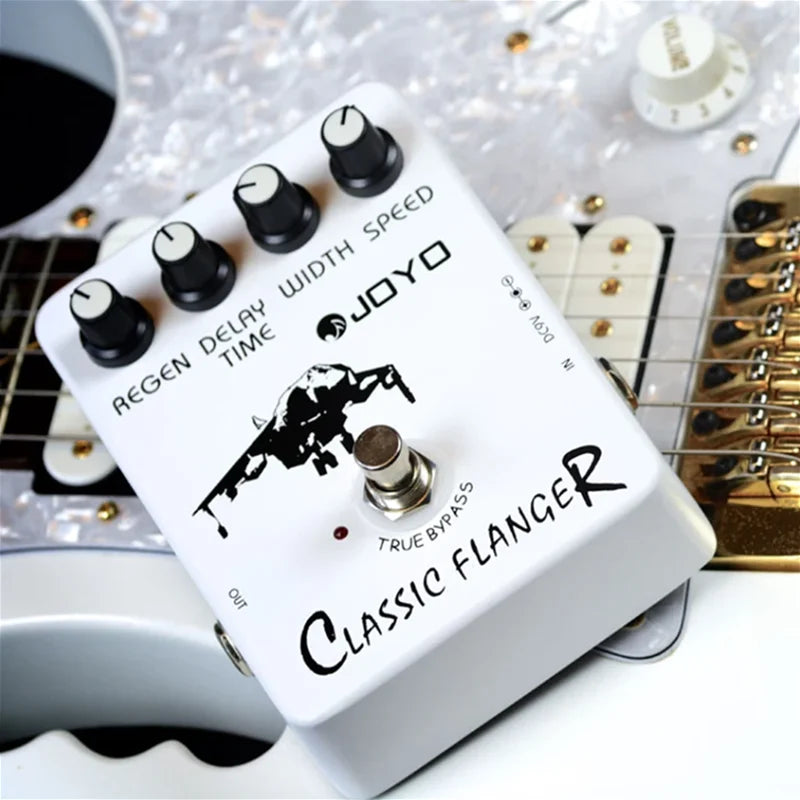 JOYO JF-07 Classic Flanger Guitar Effect Pedal Metallic Flanger True Bypass Electric Guitar Parts & Accessories