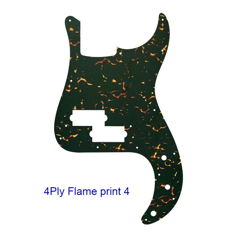 MiniGuitarBR Guitar Parts - Pickguard For Japan 4 Strings Precision Bass P Bass Guitar Pickguard Scratch Plate