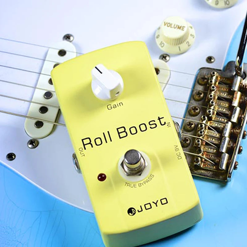 JOYO JF-38 Roll Boost Pedal Effect 35dB Boost Clean Effect Electric Guitar Bass Pedal True Bypass Guitar Accessories