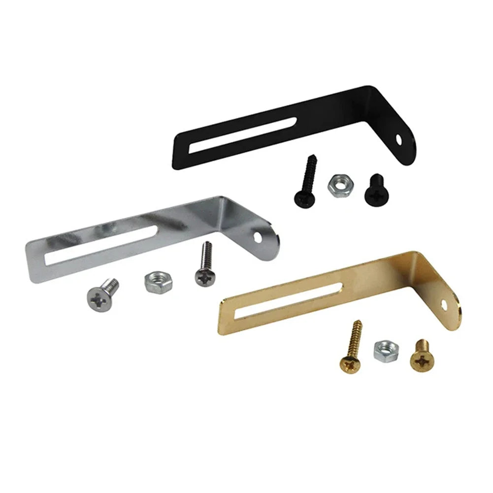 MiniGuitarBR Guitar Parts - Electric Guitar Pickguard Bracket Support Metal With Screws Accessories For Les Paul Guitar Parts Accessories