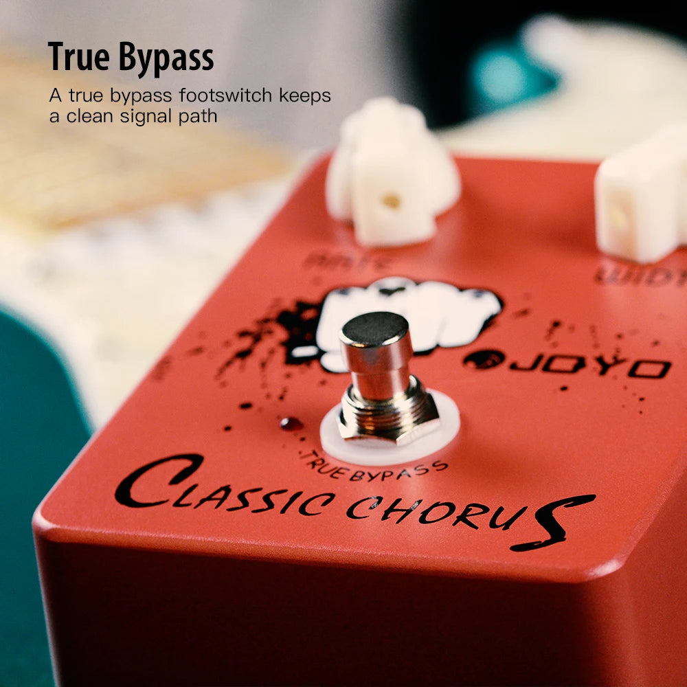 JOYO JF-05 CLASSIC CHORUS Electric Guitar Effect Pedal True Bypass Design Modulation Effect Electric Guitar Part And Accessory