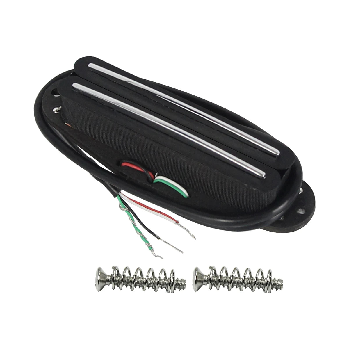 MiniGuitarBR Guitar Parts - 3PCS Vintage Alnico 5 Guitar Dual Rails & Single Coil & Humbucker Pickups SSH Guitar Parts