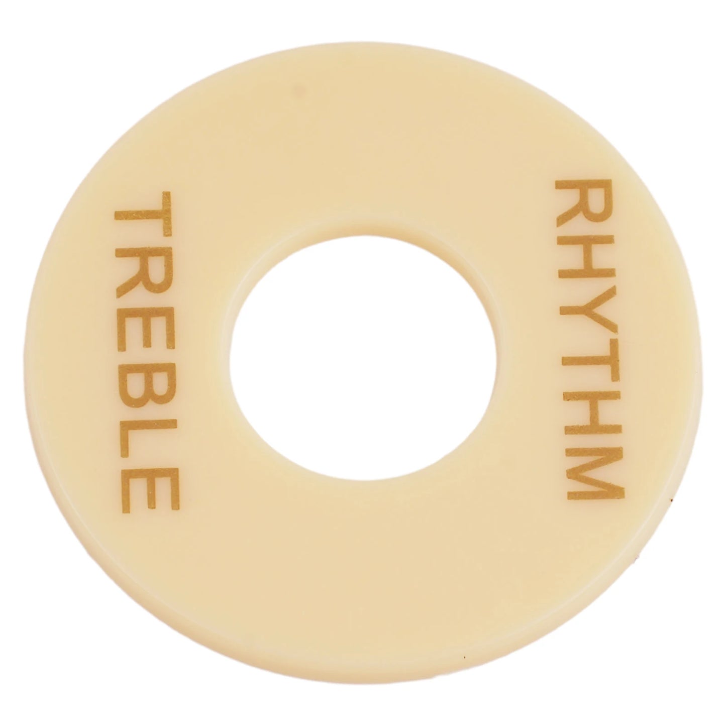 MiniGuitarBR Guitar Parts - Switch Plate Rhythm/Treble Selector Switch Ring For Gibson Les Paul Guitar White/Black Guitar Parts & Accessories