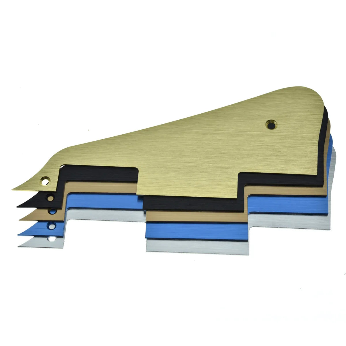 MiniGuitarBR Guitar Parts - Metal Aluminum Anodized Modern Style LP Guitar Pickguard Scratch Plate Fits Epiphone Les Paul