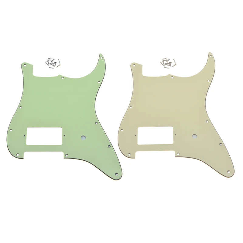 MiniGuitarBR Guitar Parts - Pickguard for Strat ST Scratch Plate for Fender Delonge Stratocaster Guitar Accessories