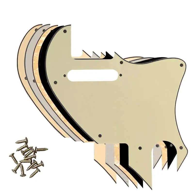 MiniGuitarBR Guitar Parts For US Telecaster Tele F Hole Hybrid Guitar Pickguard Scratch Plate Tele Conversion Pickup With Fixing Hole