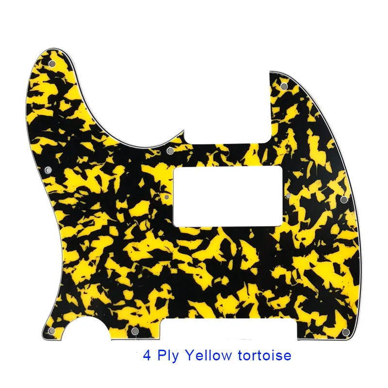 MiniGuitarBR Guitar Parts - For US LEFT HANDED Standard 8 Screw Holes Tele Telecaster With PAF Humbucker Guitar Pickguard Scratch Plate