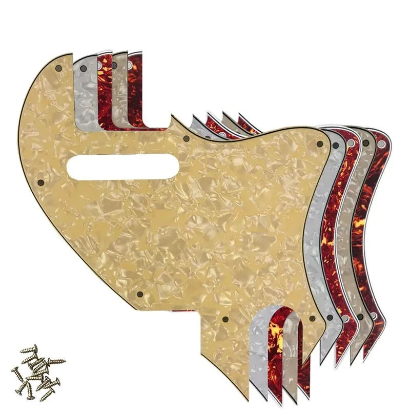 MiniGuitarBR Guitar Parts - For US Telecaster Tele F Hole Hybrid Guitar Pickguard Scratch Plate Tele Conversion Support Customization