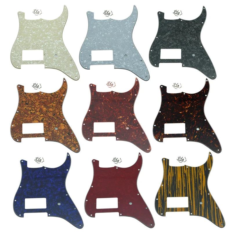 MiniGuitarBR Guitar Parts - Pickguard for Strat ST Scratch Plate for Fender Delonge for Stratocaster Guitar Accessories