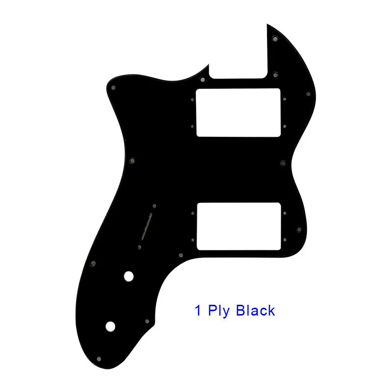 MiniGuitarBR - Pickguard for US Left Handed 13 Holes Classic Series 72 Telecaster Tele Thinline Guitar Pickguard With Wide Range Humbucker Pickups