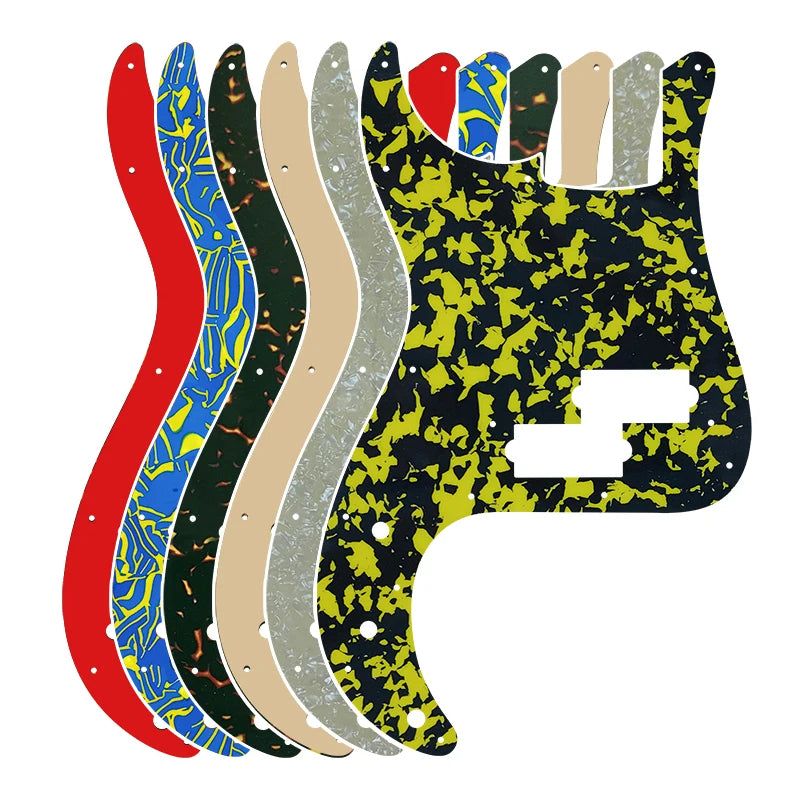 MiniGuitarBR Guitar Parts Pickguard - For LEFT HANDED Japan 4 Strings Precision Bass P Bass Guitar Pickguard Scratch Plate