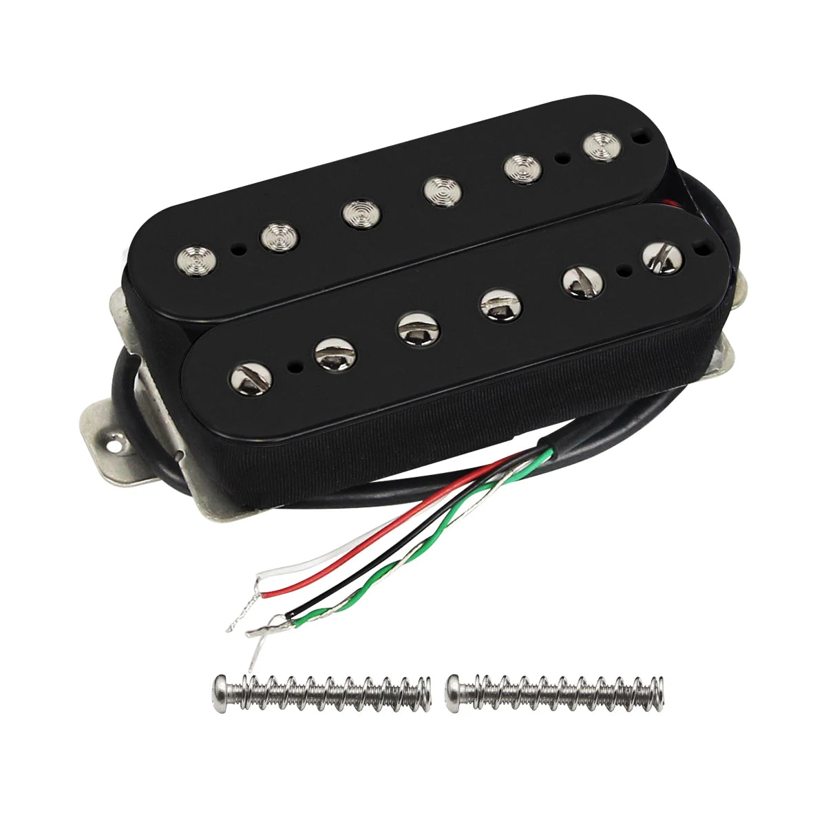 MiniGuitarBR Guitar Parts - 3PCS Vintage Alnico 5 Guitar Dual Rails & Single Coil & Humbucker Pickups SSH Guitar Parts