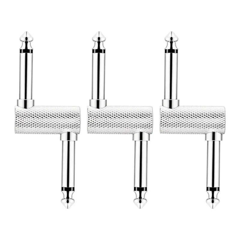 MiniGuitarBR Guitar Parts - Quality 3 Pieces Patch Cable Patch Cords for Connecting Guitar Effect Pedals
