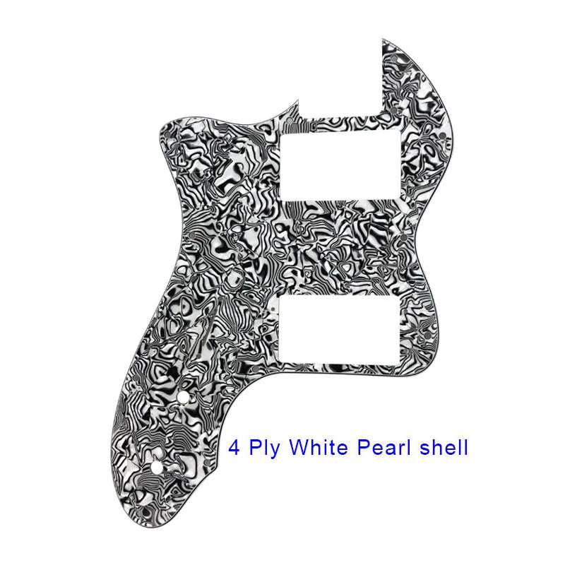 MiniGuitarBR - Pickguard for US Left Handed 13 Holes Classic Series 72 Telecaster Tele Thinline Guitar Pickguard With Wide Range Humbucker Pickups