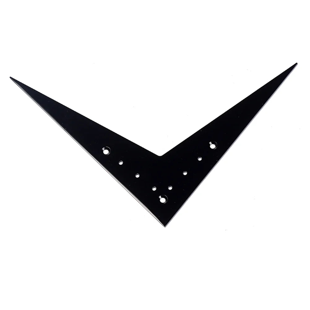 MiniGuitarBR Guitar Parts - 6-string Vee-Style Guitar Bridge Tailpiece Compatible For Flying V