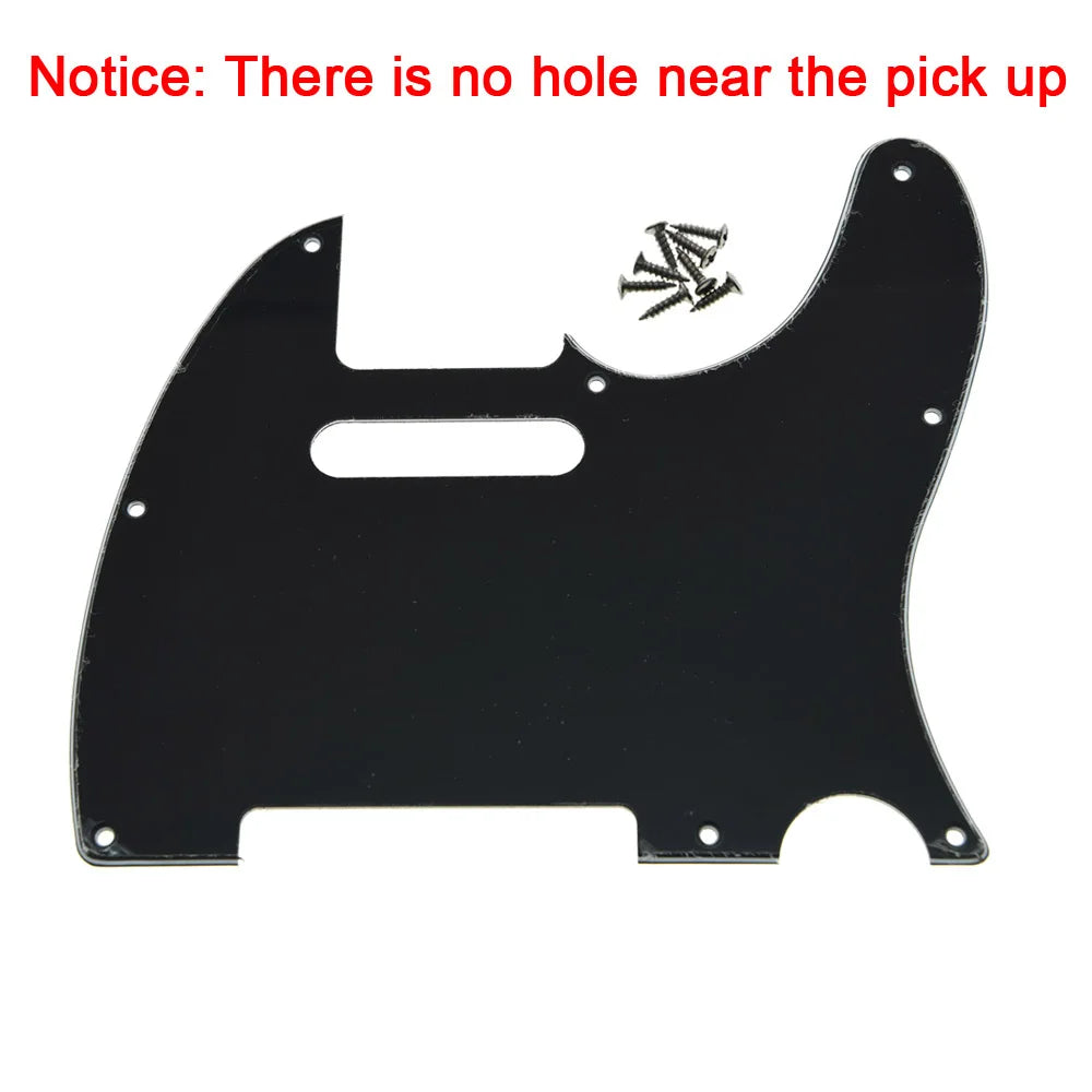 MiniGuitarBR Guitar Parts - Telecaster 8 Hole Pickguard Tele Scratch Plate for Fender Guitar