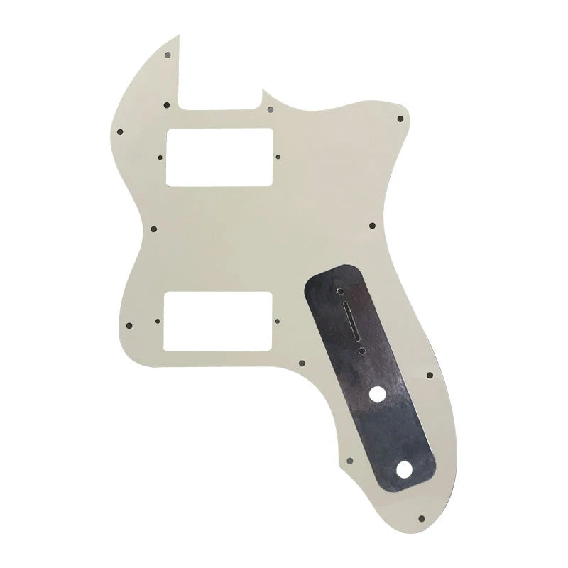 MiniGuitarBR Guitar Parts - LEFT HANDED Fender Classic Series 72, Tele Thinline Guitar Pickguard With PAF Humbucker Replacement