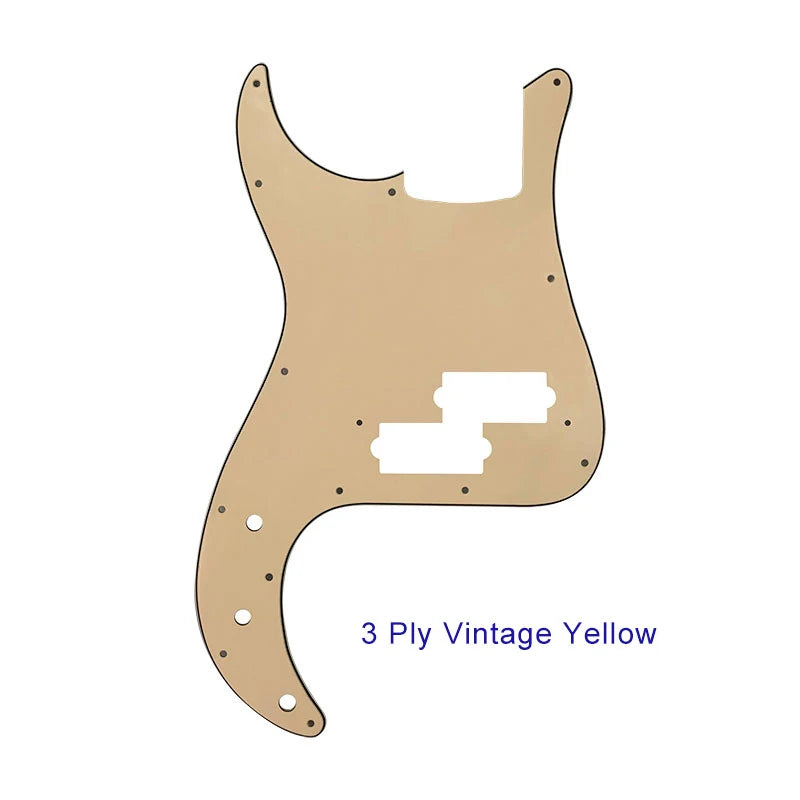 MiniGuitarBR Guitar Parts Pickguard - For LEFT HANDED Japan 4 Strings Precision Bass P Bass Guitar Pickguard Scratch Plate