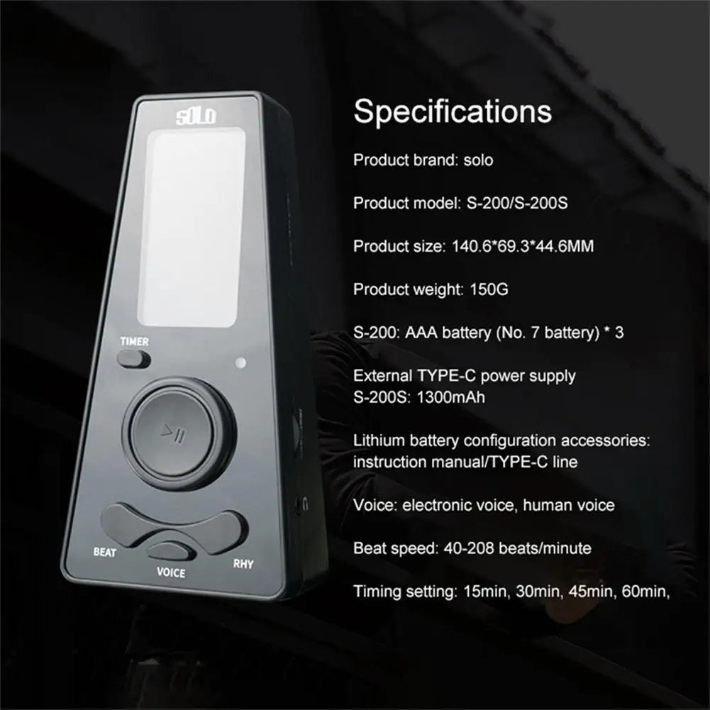 MiniGuitarBR Guitar Parts - Electronic Metronome With Timer Volume Tempo Control Rhythm Beat For Piano Guitar Violin Guitar Bass