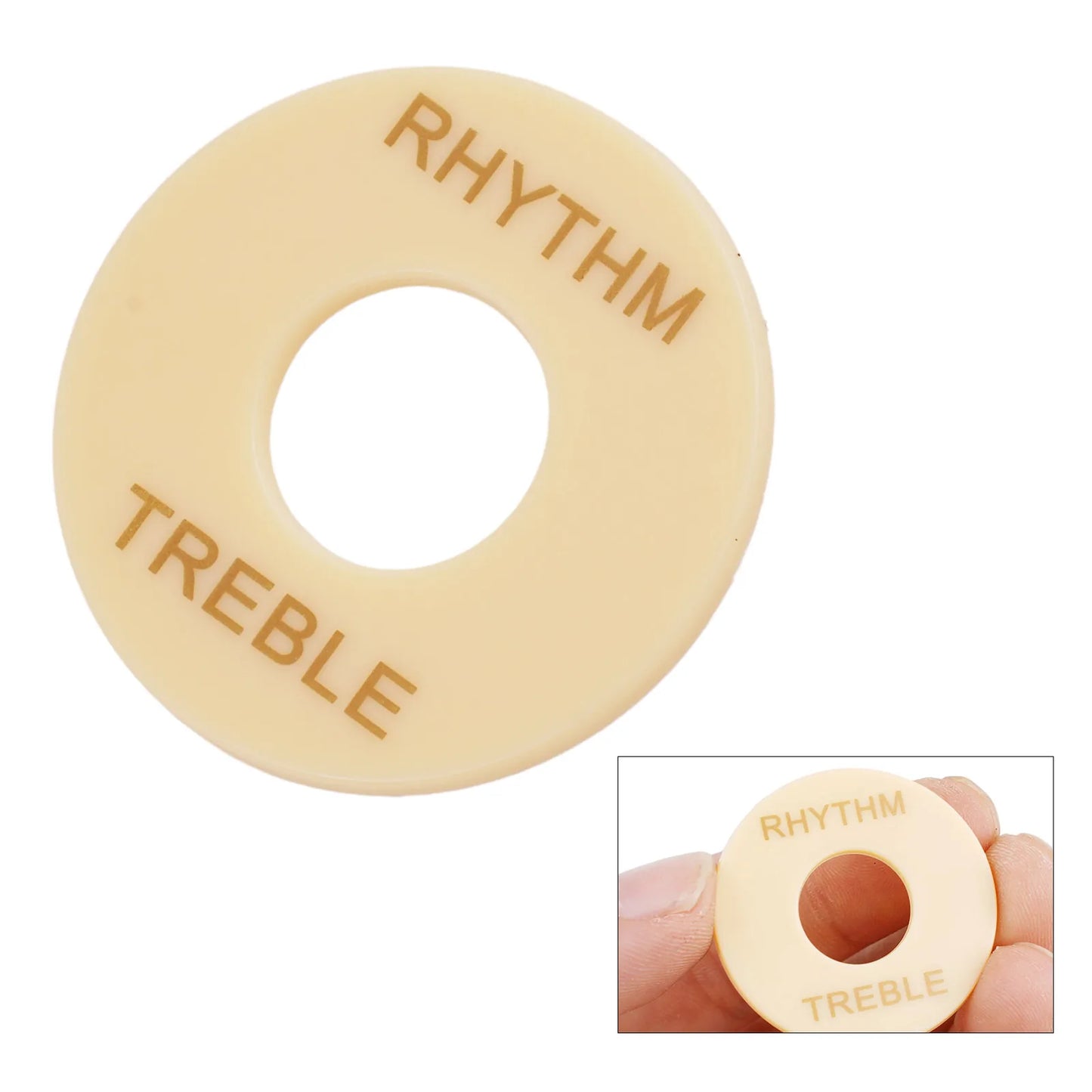 MiniGuitarBR Guitar Parts - Rhythm/Treble Selector Switch Ring For Gibson Les Paul Guitar Plates Toggle Marker Switch Washer