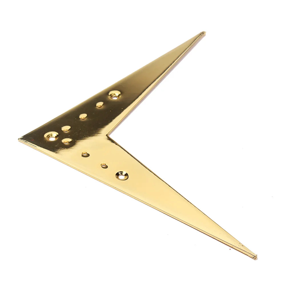 MiniGuitarBR Guitar Parts - 6-string Vee-Style Guitar Bridge Tailpiece Compatible For Flying V