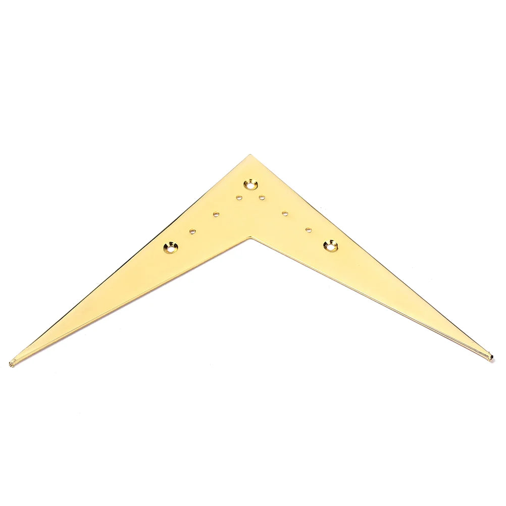 MiniGuitarBR Guitar Parts - 6-string Vee-Style Guitar Bridge Tailpiece Compatible For Flying V